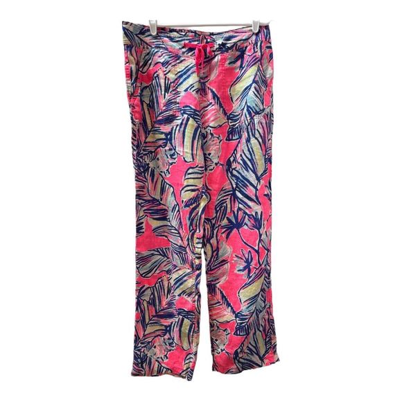 Lilly Pulitzer Pants - Lilly Pulitzer Galley Pink Pant Size 6